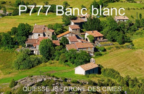 P777 Banc blanc
